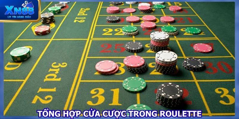 Tổng hợp cửa cược thú vị trong Roulette